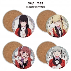 8 Styles Kakegurui Compulsive Gambler Cartoon Ceramics Cup Mat Anime Coaster