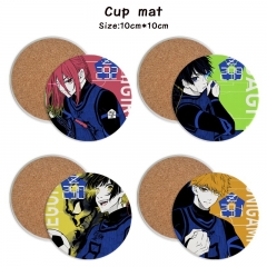 14 Styles Blue Lock Cartoon Ceramics Cup Mat Anime Coaster