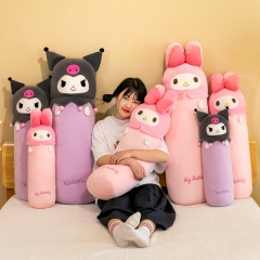 5 Styles Sanrio Melody kitty Cinnamoroll Kuromi Anime Plush Cylinder Pillow