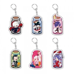 6 Styles Tokyo Ghoul Cartoon Acrylic Anime Keychain