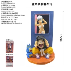 9cm Dragon Ball Z Yamcha peep Bulma bath Cartoon Anime PVC Figures