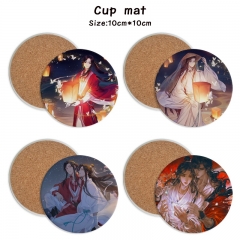 18 Styles Heaven Official's Blessing Cartoon Ceramics Cup Mat Anime Coaster