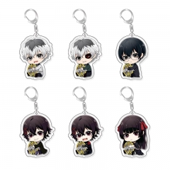 6 Styles Tokyo Ghoul Cartoon Acrylic Anime Keychain