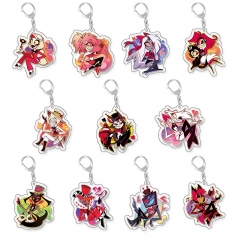 11 Styles Hazbin Hotel Cartoon Acrylic Anime Keychain