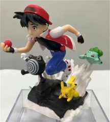 13CM Pokemon Ash Ketchum Cartoon Anime PVC Figure