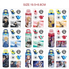 9 Styles 350ML Sword Art Online | SAO Cartoon Pattern 304 Stainless Steel Anime Thermos Cup/Vacuum Cup