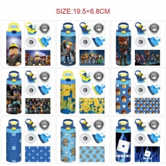 10 Styles 350ML Roblox Cartoon Pattern 304 Stainless Steel Anime Thermos Cup/Vacuum Cup