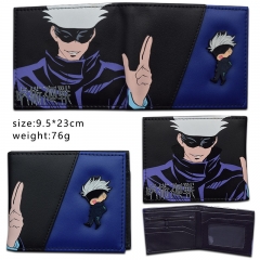 Jujutsu Kaisen Cartoon Coin Purse PU Anime Short Wallet