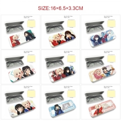 10 Styles Lycoris Recoil Cartoon Anime PU Glasses Case