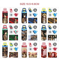 9 Styles 350ML Attack on Titan/Shingeki No Kyojin Cartoon Pattern 304 Stainless Steel Anime Thermos Cup/Vacuum Cup