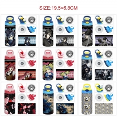 9 Styles 350ML Kuroshitsuji/Black Butler Cartoon Pattern 304 Stainless Steel Anime Thermos Cup/Vacuum Cup