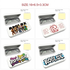 6 Styles Roblox Cartoon Anime PU Glasses Case