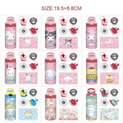 12 Styles 350ML Sanrio Cartoon Pattern 304 Stainless Steel Anime Thermos Cup/Vacuum Cup