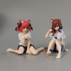 2 Style 12CM The Quintessential Quintuplets Nakano Ichika Toys Japanese Anime PVC Figure Toy