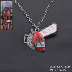 2 Styles Chainsaw Man Alloy Anime Keychain/Necklace