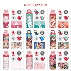 9 Styles 350ML SPY×FAMILY Cartoon Pattern 304 Stainless Steel Anime Thermos Cup/Vacuum Cup