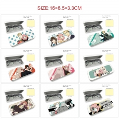 10 Styles SPY×FAMILY Cartoon Anime PU Glasses Case