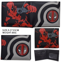 Deadpool Cartoon Coin Purse PU Anime Short Wallet