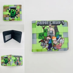 Minecraft Cartoon Coin Purse Short Anime Short Wallet