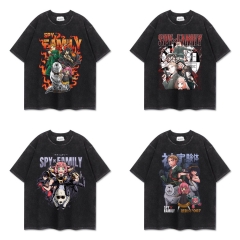 6 Styles SPY×FAMILY Cartoon Character Anime Cotton T Shirt