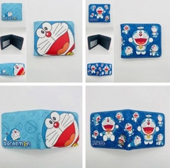 2 Styles Doraemon Cartoon Coin Purse Short Anime Short Wallet