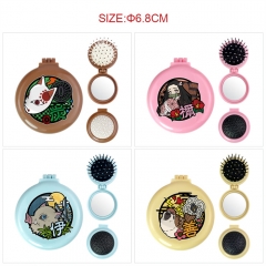 8 Styles Demon Slayer: Kimetsu no Yaiba Cartoon Cartoon Anime Mirror with Comb