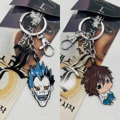 2 Styles Death Note Cartoon Character Alloy Anime Keychain