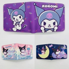 3 Styles Sanrio Kuromi Cartoon Coin Purse Short Anime Short Wallet