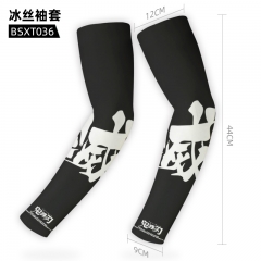 Demon Slayer: Kimetsu no Yaiba UV Protection Hand Protector Cover Arm Sleeves Ice Silk Sunscreen Sleeves