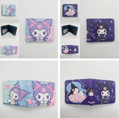 2 Styles My Melody Kuromi Cartoon Coin Purse Short Anime Short Wallet