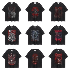 26 Styles Berserk Cartoon Character Anime Cotton T Shirt