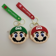 9CM 2 Styles Super Mario Bro Cartoon Coin Purse Anime Wallet