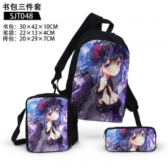 2 Styles My Dress-Up Darling Cosplay Anime Backpack+Shoulder Bag+Pencil Bag(set)