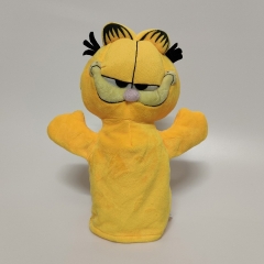 28CM Garfield Cartoon Anime Plush Hand Puppet