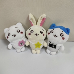 3PCS/SET 10cm Rabbit Cartoon Anime Plush Toy Pendant