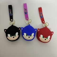 9CM 3 Styles Sonic the Hedgehog Cartoon Coin Purse Anime Wallet