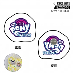 3 Styles My Little Pony Cartoon Pin Anime Plush Brooch