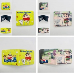 2 Styles Crayon Shin-chan Cartoon Coin Purse Short Anime Short Wallet