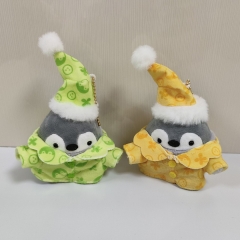 2PCS/SET 10cm Penguins Cartoon Anime Plush Toy Pendant