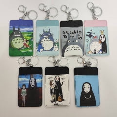 11*7CM 7 Styles My Neighbor Totoro PU Material For ID Card Anime Card Bag Holder