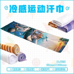 Fate Cosplay Color Printing Anime Cooling Sports Towel