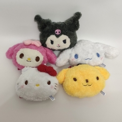 5 Styles 12cm Sanrio My Melody Kuromi Cinnamoroll Cartoon Anime Plush Bag