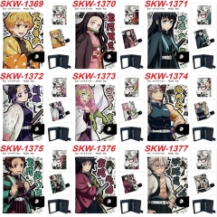 14 Styles Demon Slayer: Kimetsu no Yaiba Cartoon PU Pattern Purse Anime Wallet