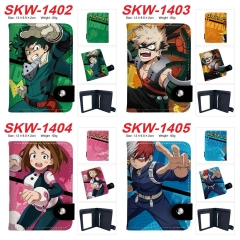 5 Styles My Hero Academia Cartoon PU Pattern Purse Anime Wallet