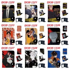 22 Styles Jujutsu Kaisen Cartoon PU Pattern Purse Anime Wallet