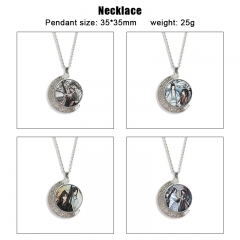 14 Styles Mo Dao Zu Shi Cartoon Double-Sided Rotation Alloy Anime Necklace