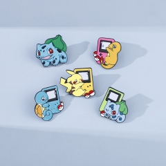 21 Styles Pokemon Cartoon Alloy Pin Anime Brooch