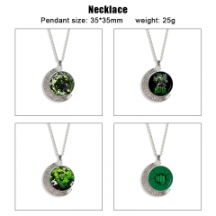 6 Styles The Hulk Cartoon Double-Sided Rotation Alloy Anime Necklace