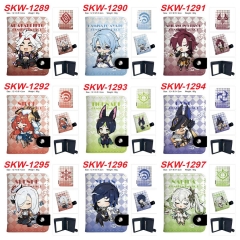 31 Styles Genshin Impact Cartoon PU Pattern Purse Anime Wallet