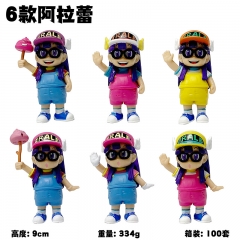 6PCS/SET Dr. Slump IQ Cartoon Anime PVC Figure